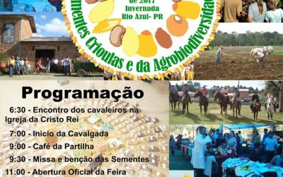 VI Feira Municipal de Sementes Crioulas e da Agrobiodiversidade – Rio Azul, PR